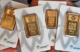 Ilustrasi artikel: Harga Emas Antam Turun Rp22 Ribu Hari Ini