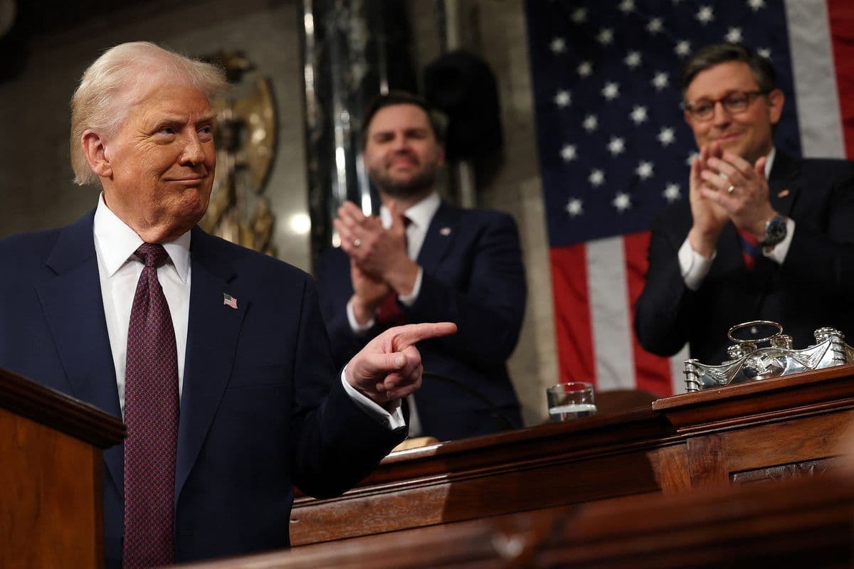 Ilustrasi artikel: Trump Lagi-lagi Cetak Rekor Pidato State of The Union Terpanjang