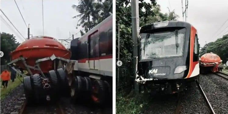 Ilustrasi artikel: Kereta Bandara Tertemper Truk di Poris, Polisi Rekayasa Lalu Lintas