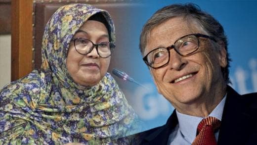 Ilustrasi artikel: siti fadilah ungkap uji coba vaksin bill gates