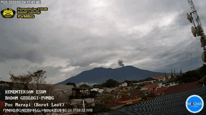 Ilustrasi artikel: Gunung Marapi Kembali Erupsi, Semburkan Abu Vulkanik Setinggi 500 Meter