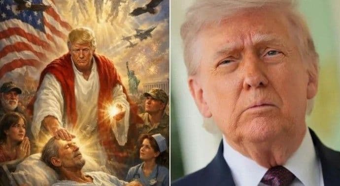 Ilustrasi artikel: Ramai Dihujat, Trump Hapus Gambar AI Dirinya Mirip Yesus