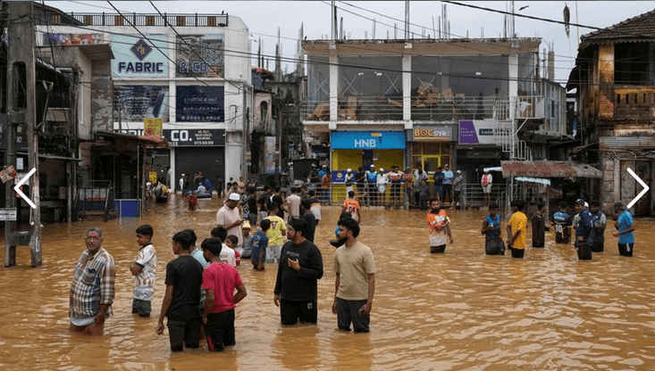 Ilustrasi artikel: Warga Sri Lanka Terjebak Banjir, Malwana Lumpuh Usai Hujan Deras
