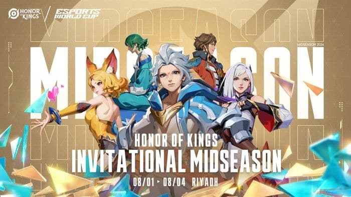 Ilustrasi artikel: HOK Invitational Midseason 2024: Jadwal, Hadiah, dan Daftar Tim